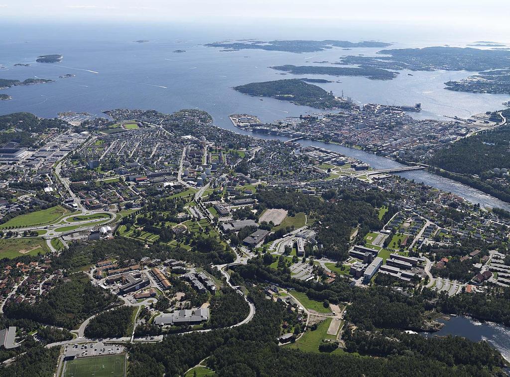 Velkommen til Kristiansand! 82.000 innbyggere 1.
