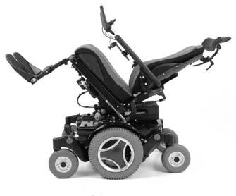 Setets elektriske funksjoner kan av sikkerhetshensyn i visse tilfeller begrense bruken av andre setefunksjoner samt begrense rullestolens maksimale hastighet. I noen tilfeller kan en setefunksjon t.o.m. forhindre kjøring av rullestolen.