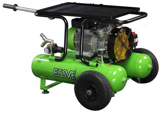 Kompressorer ESSVE T3-210 Liten, smidig og oljefri kompressor.