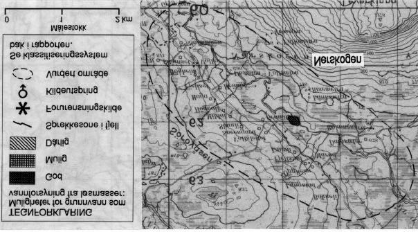 NERSKOGEN Oppgjeve vassbehov i området er 0,6 l/s. I området er det generelt mykje myr og morene.