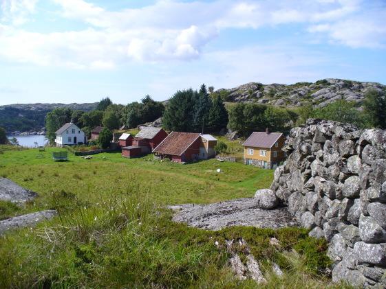 Område 15. Dalen på Ålforo 1222-39 550 daa med 9 daa fulldyrka, 12 daa overflatedyrka og 3 daa innmarksbeite. På øya (Sætravikjo) er det funne spor av aktivitet tilbake til steinalderen.