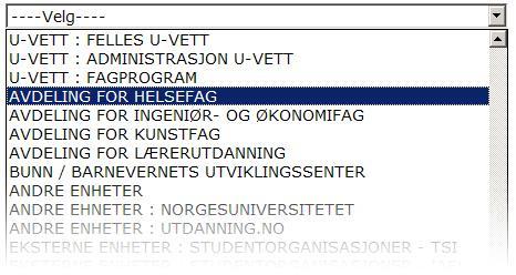 Forklaring på spesialfelt Feltene Utløpsdato, OU, Tilknytning og Spredning Utløpsdato Utløpsdato kan maksimalt settes til 1 år.