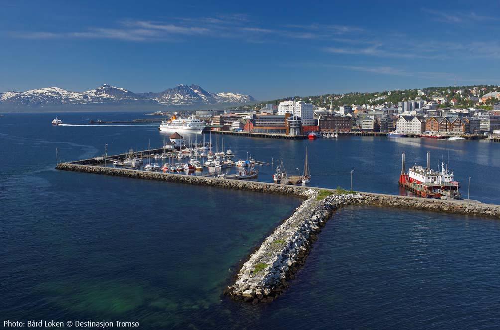 Havna Nordsjeteen ligger i Tromsøs indre havn. Nordsjeteen sto ferdig i 1907.