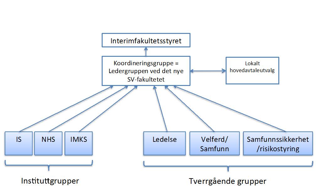 Gruppene kom langt i arbeidet med organisering i Fase 1: Jeg ønsker nå å utvide mandatet litt særlig for instituttgruppene.