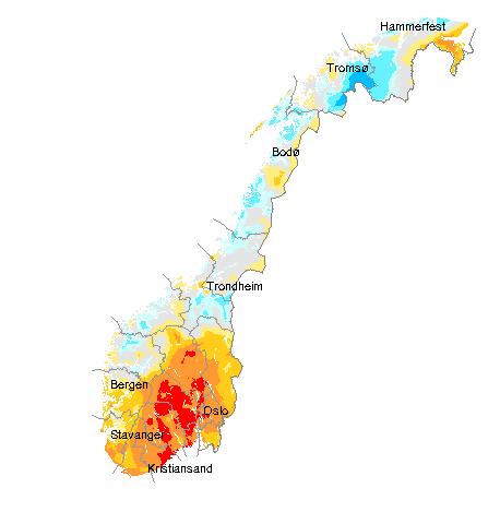 nedbørenergi eller omlag som normalt.