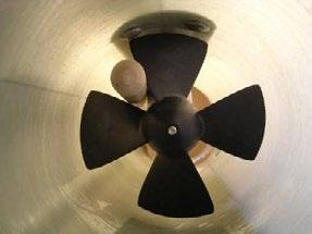 E Propeller installation Montering av propell Fig. Fig. 2 Tre. Symmetrical 4 blade kaplan propellers. Glass fibre reinforced acetal (POM).