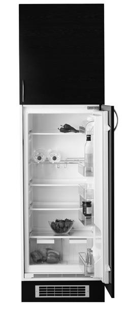 FROSTIG BC219 kjøleskap Hvit 401.994.90 2.950, Helt integrert, suppleres med en dør som matcher resten av kjøkkenet.