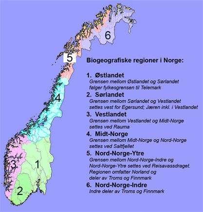 Kriterium Økoregion Vanntyper i elv/innsjø Høyde over havet (klimasone) Vannkjemi Kalkinnhold