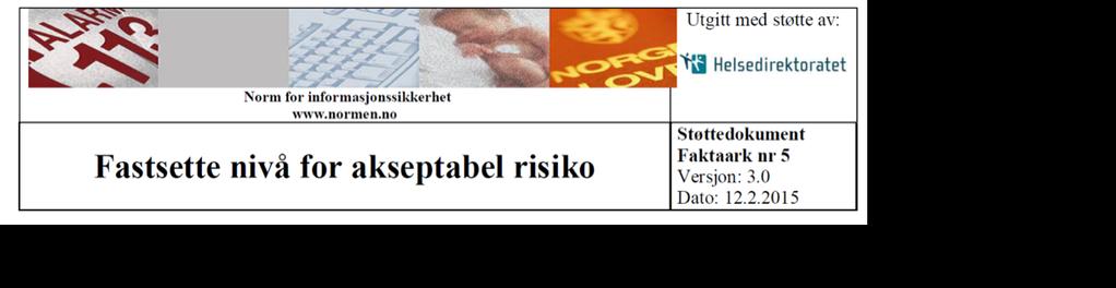 Hvilken risiko kan vi leve med?