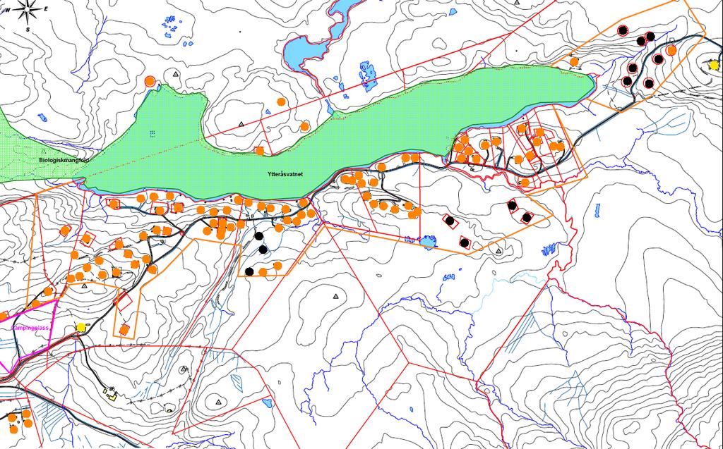 F16 ytteråsvatnet og SF16 Område har en egen kommunedelplan fra 1996. Det anbefales at denne oppheves i sin helhet ved denne rulleringen. Det foreligger følgende reguleringsplaner for deler av område.