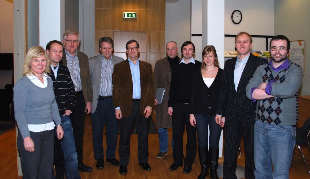 Medlemmene av arbeidsutvalget Fra venstre: Veslemøy Nestvold (BNL), Preben Dahle (Forbrukerrådet), Frank I.