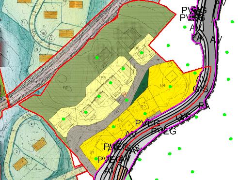 Gjeldende regulering 2519r2 Nylund, Saltrød I gjeldende reguleringsplans bestemmelser er det i 8.