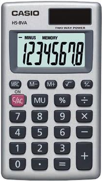 Enkle tekniske kalkulatorer Kalkulatorer som er tilpasset for grunnskolen Casio SL-450S Godkjent