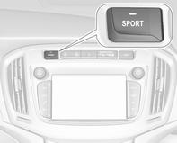 216 Kjøring og bruk I hver kjøremodus i Flex Ride virker disse elektroniske systemene: Elektronisk demperkontroll Gasspedalkontroll Rattkontroll Automatgir Sport-modus Innstillingene er tilpasset en