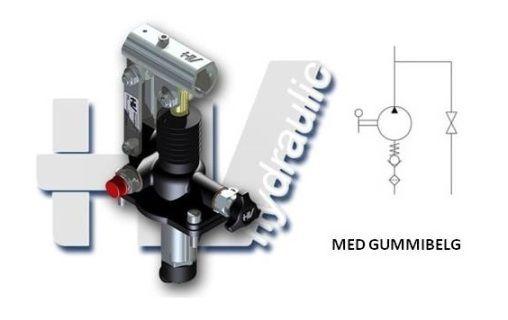 Pumper Enkeltvirkende håndpumper PM Type Serie Arbeidstrykk Maks trykk [bar] Fortrenings volum Vekt [kg] [cm3] HV6518