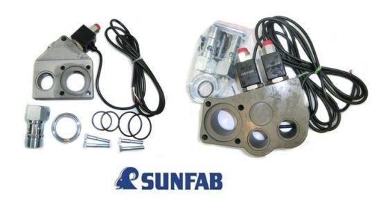 Pumper Omløpsventil Sunfab Bypass ventil brukes når pumpen er montert på motorkraftuttak.