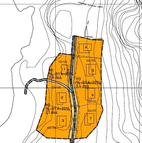 Vågsøy kommune har nytta planprosessen, gjennom arealdelen i kommuneplanen, til å sette av eit hyttefelt i denne delen av Vedvik, for å legge til rette for nyskaping og verdiskaping i bygda Vedvik.