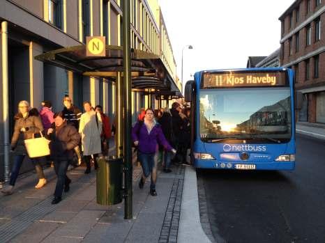 4.2 Passasjerutviklingen for buss 2013 ble nok et år med oppsving i busstrafikken i Kristiansandsregionen. Totalt økte antall passasjerturer med 4,7 % i forhold til 2012.