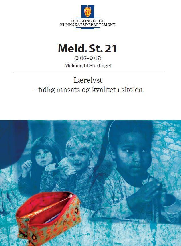 Den desentraliserte ordningen for kompetanseutviklingen er ett av flere tiltak etter stortingsmeldingen Lærelyst tidlig innsats og kvalitet i skolen.