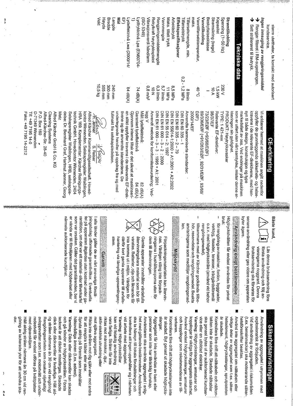 Vedlegg Appendix 1 2 Side Page 1 av of 1 1