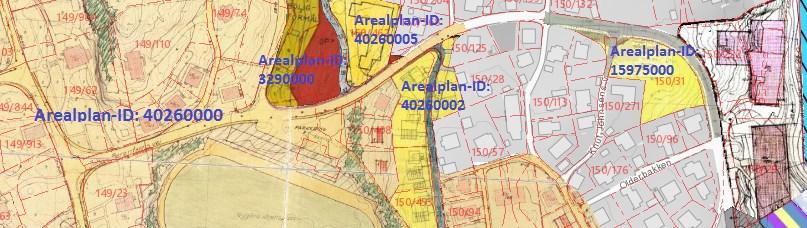 Planområdet omfatter areal avsatt til «Bebyggelse og anlegg blandet» i overordnet plan (KPA 2010).