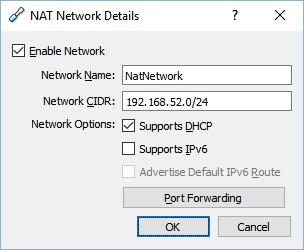 Virtuell ruter i VirtualBox/VMWare NAT (Network Address Translation) DHCP med private IP-adresser DNS-tjener for virtuelt nett (ikke VB) VirtualBox/VMWare inneholder følgende komponenter Virtuell