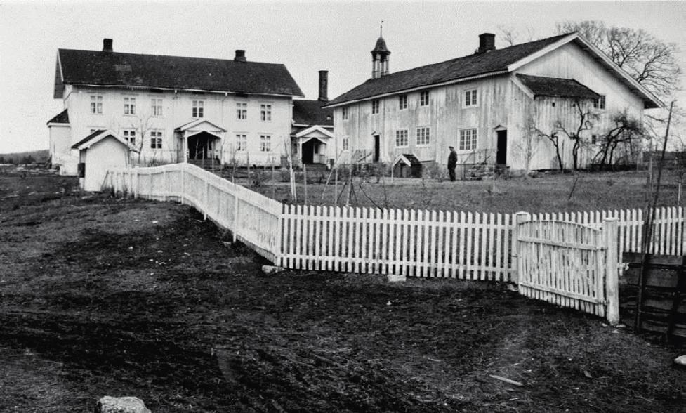 Ivar Aasen, som reiste gjennom Ringsaker fra Hadeland til Gudbrandsdalen i 1845 merket seg følgende om byggeskikken «Gaardene er store og præktigt bebyggede; På et af de