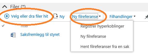 Legge inn til vedlegg, hvis du ikke gjorde