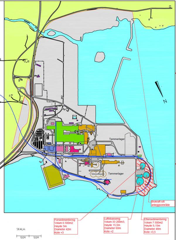Kart NSS anleggsmasse i nærområdet Norske Skog Skogn sitt biologiske renseanlegg ligger helt inn til Biokraft sin biogassfabrikk, se vedlegg 17.2.