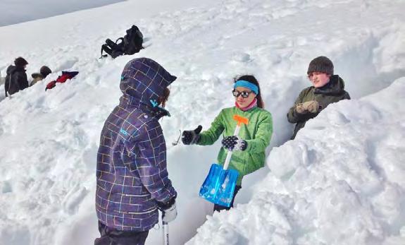 snøhuletur, maritim tur og