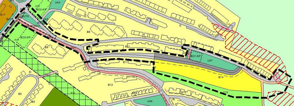 Innenfor bestemmelsesområdet tillates parkering av skutere, slede og sluffer. Parkeringen skal ikke skje på direkte barmark sommerstid, men på platting.