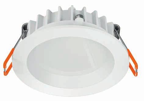 varme, diffuse lyset og den brede spredningsvinkel gjør PUNCTOLED IP65 til den perfekte erstatning for konvensjonelle downlight med halogenlamper.
