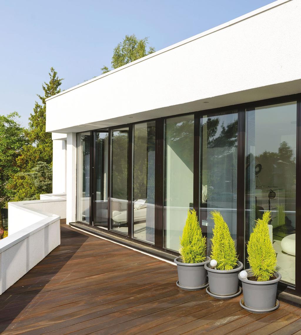 zz Fordeler med Drutex vindu- og dørsystemer i aluminium: Moderne design Drutex aluminium vindu- og dørsystemer utmerker seg med elegant design og moderne teknologi.