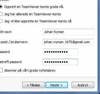 TeamViewer på problemmaskinen Før du kan fjernhjelpe venner, kolleger