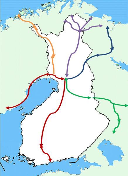 finske transportmyndigheter, vil de i denne planen mest sannsynlig foreslå at nye jernbaneløsninger i Nord-Finland blir vurdert i en egen studie med oppstart i 2012.