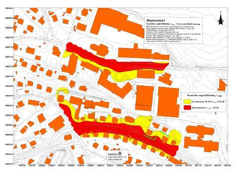 Boligformål har en høyere sårbarhetsgrad enn offentlige bygninger på grunn av lengre oppholdstid og større krav til uteoppholdsareal.