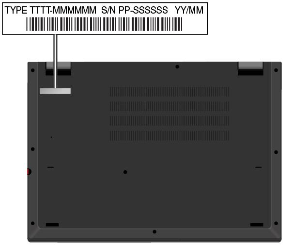 Gul: koblet til nettstrøm (batteristrøm 1 80 %) Av: ikke koblet til nettstrøm Etiketter med viktig produktinformasjon Denne delen inneholder informasjon som kan hjelpe deg å finne følgende etiketter: