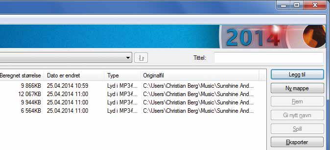 Klikk på Skriv CD 8 og følg veiviseren. 7 8 Burning Studio kan håndtere mange forskjellige lydformater inkludert WAV og MP.