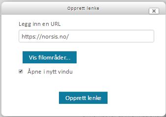 Hvis vi ikke gjør det, vil ailæring lukkes helt når vi klikker på lenken, og det ønsker vi ikke. Klikk til slutt på 6.