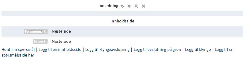 4 12. En leksjon består av innholdssider og spørsmålssider. Vi skal først legge til en innholdsside. Klikk på 13. Skriv tittelen på den første innnholdssiden i feltet Sidens tittel. 14.