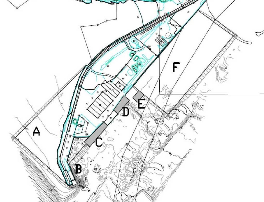 Dagens havneområde er på 61 daa. Det framtidige havne- og næringsområdet vil bestå av følgende delområder, som vist i figur 2: A, B: Nytt næringsareal (25 daa) utfylt i sjø.