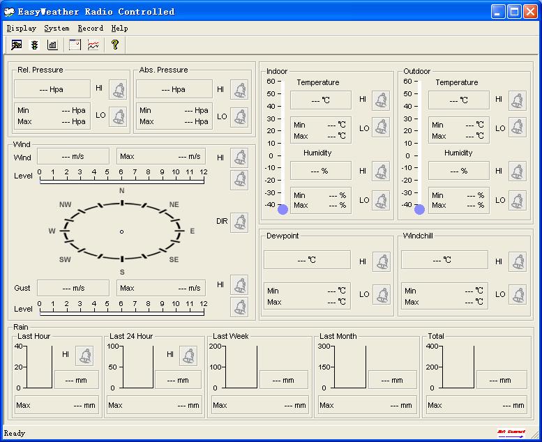 1.0 generell informasjon BRUKERMANUAL FOR EASYWEATHER PC-PROGRAMVARE 4.0 grunnleggende innstillinger for easyweather-programvare Når EASYWEATHER.