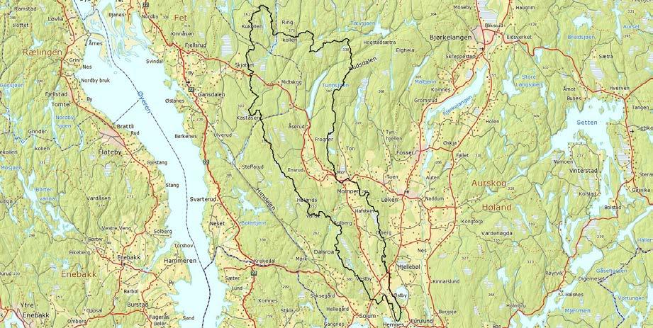 3.1.3 Hafsteinselva Hafsteinselva ligger i Aurskog-Høland kommune og har utløp i Korsa (figur 3.4).