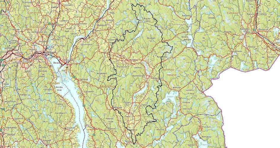 3.1.9 Ydernes Ydernes ligger der Hølandselva møter Korsa og er del av hovedløpet i Haldenvassdraget (figur 3.10).
