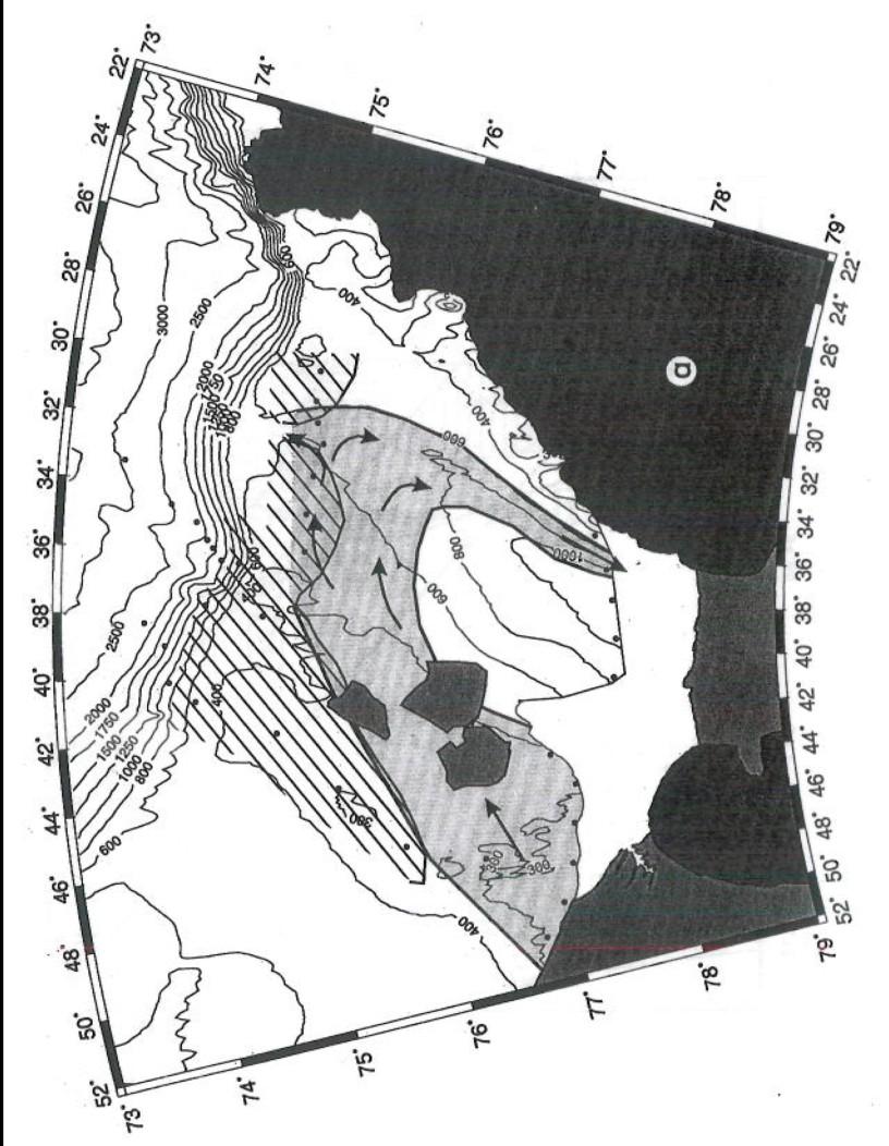 Oktober 1987: isfjell grunnstøter nord for Berkner øya Nøst og Østerhus (1998): Redusert HSSW strøm fra