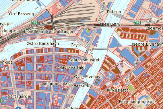 1 Innledning Arkiplan/Asplan Viak utarbeider regulering av området ved Trondheim sentralstasjon hvor det planlegges ny bussterminal, nye boliger og nye kontorlokaler.