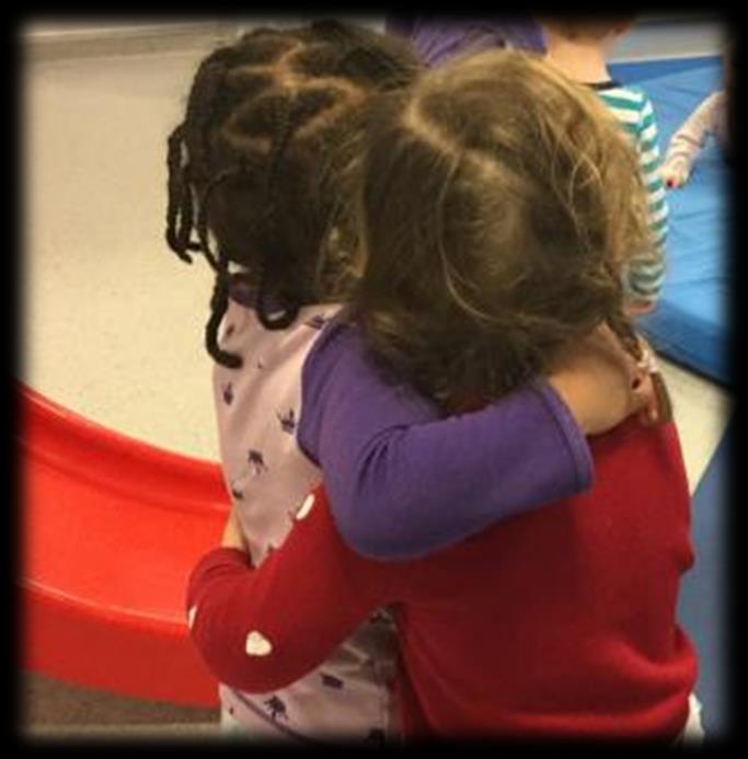 Vi heier på barna når de viser gode følelser for hverandre Overgang til stor avdeling: Som en forberedelse til høsten starter vi med lekegrupper på tvers av avdelingene i april.