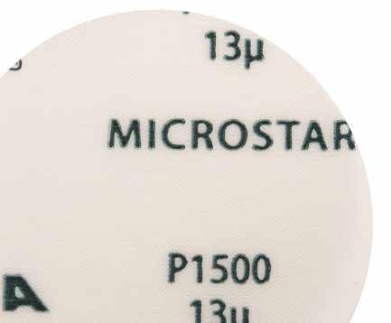 Griprondeller Microstar - en hightech filmrondell Microstar er en av Mirkas hightech microprodukter og er designet for nedmatting og forbedring av lakkdefekter på overflate- og klarlakk.