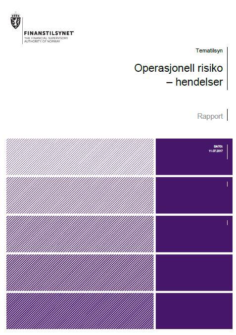 Operasjonell risiko / Compliancefunksjonen Foretak som er definert som systemviktige, samt foretak med forvaltningskapital over 100 mrd, som er
