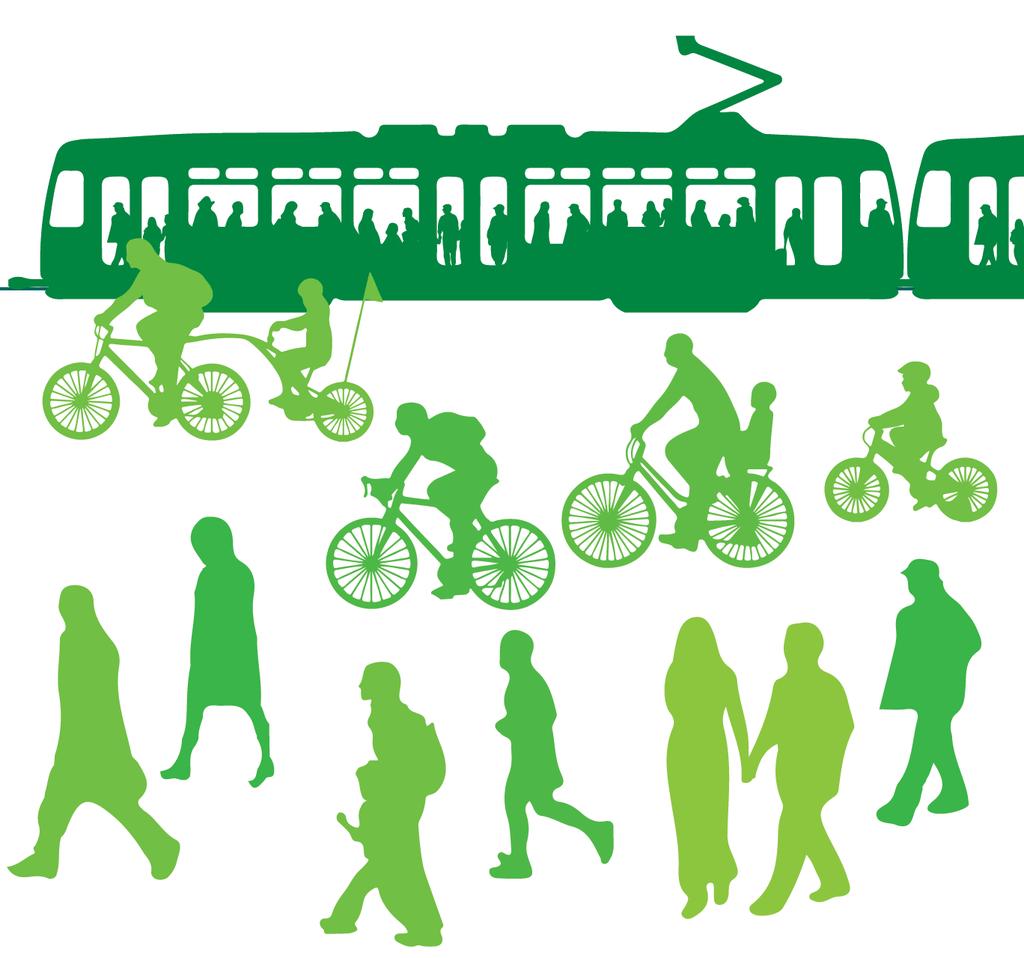 Transport og mobilitet Infrastruktursatsinger som Bybanen, helhetlig sykkelveinett og raske og trivelige gangforbindelser er viktige for å skape et fossilfritt transportsystem i Bergen fram mot 2030.